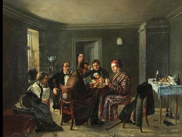 Russian nobles at play
