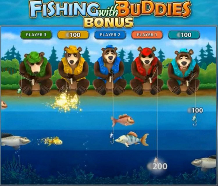 Bonus level in Fishing with Buddies slot